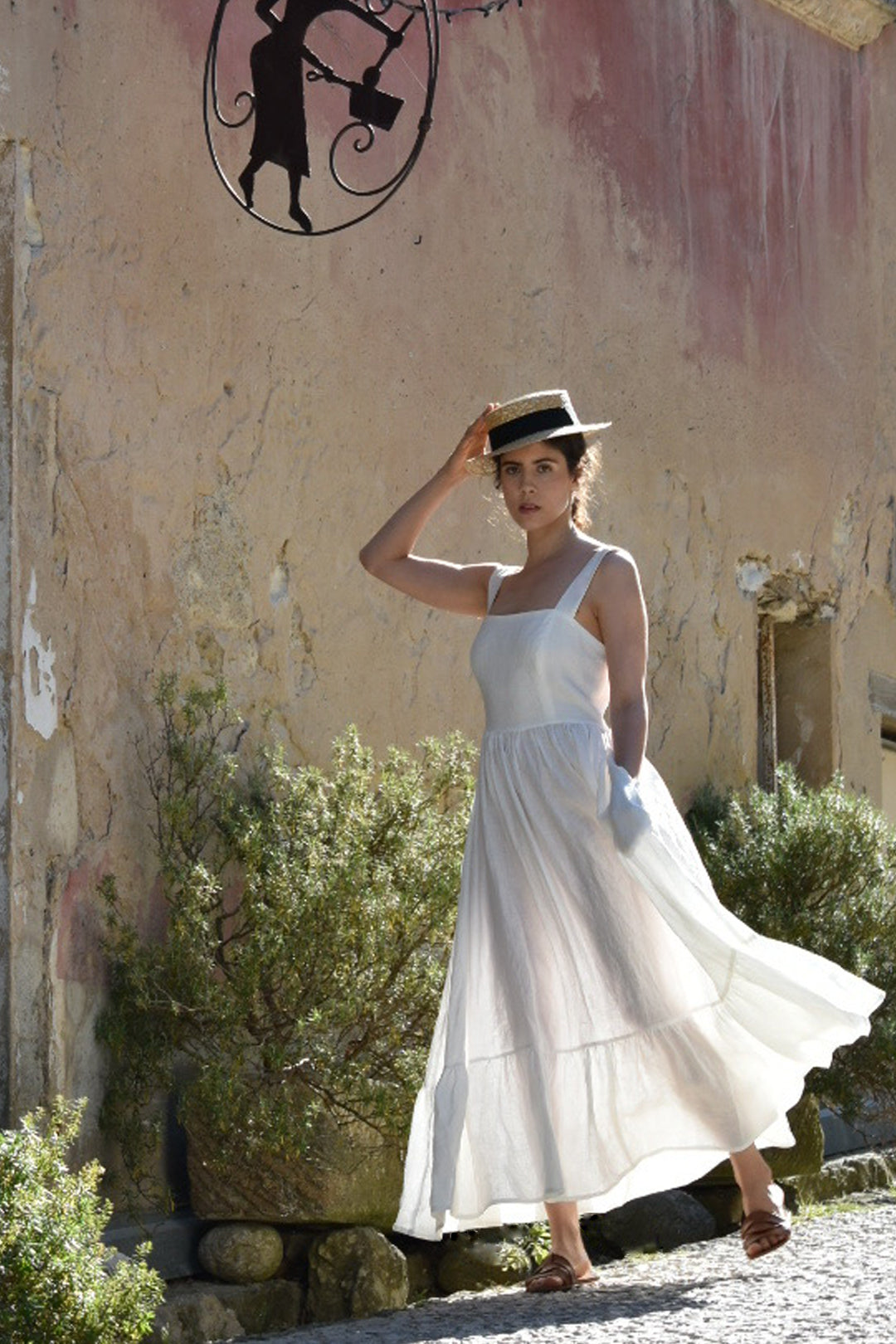 Premium Lorna Luxe White 'julietta' Beaded Sequin Smock Dress - China Dress